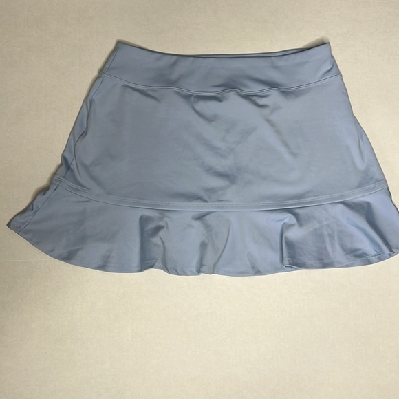 TOMMY BAHAMA Powder Blue Golf Tennis Pickleball Ruffle Skort L - Picture 2 of 5